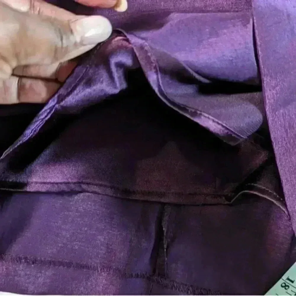 Jessica McClintock Elegant Open/strappy back Dress Royal Purple NWT Size 2